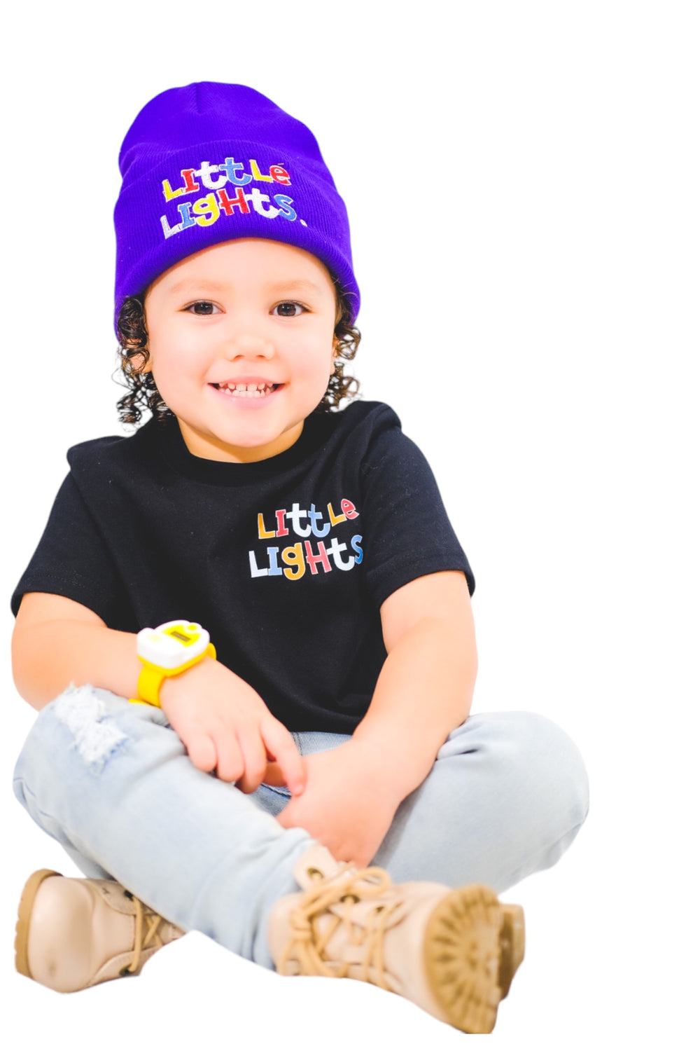 "Little Lights" Embroidered Kids Beanies