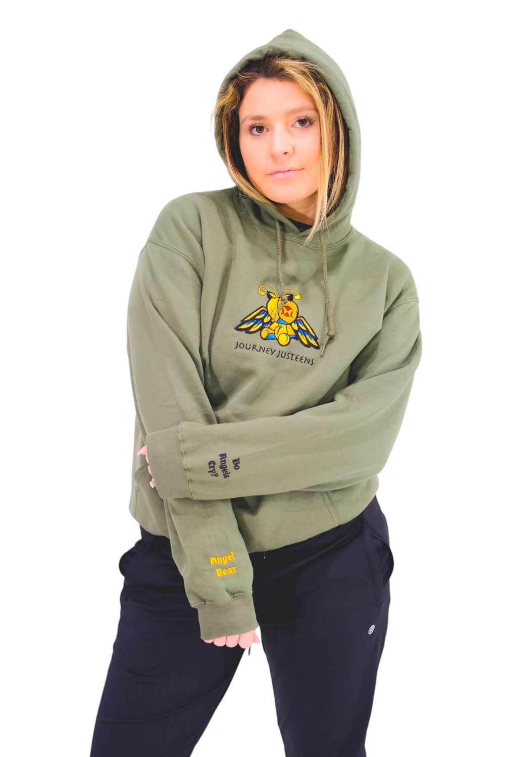 Angel Bear Military Hoodie